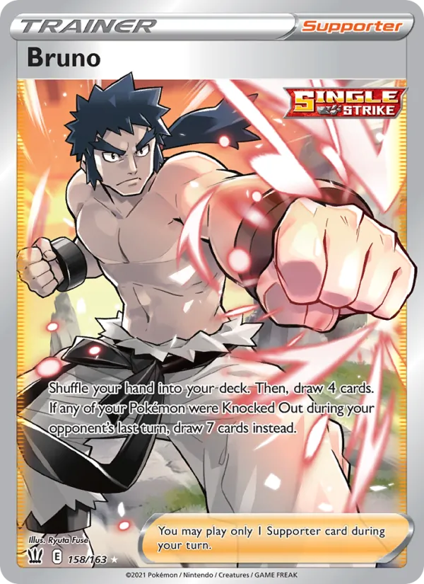 Bruno, Battle Styles 158/163
