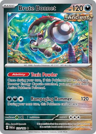 Brute Bonnet, Play! Pokémon Prize Pack Series Five 123/182