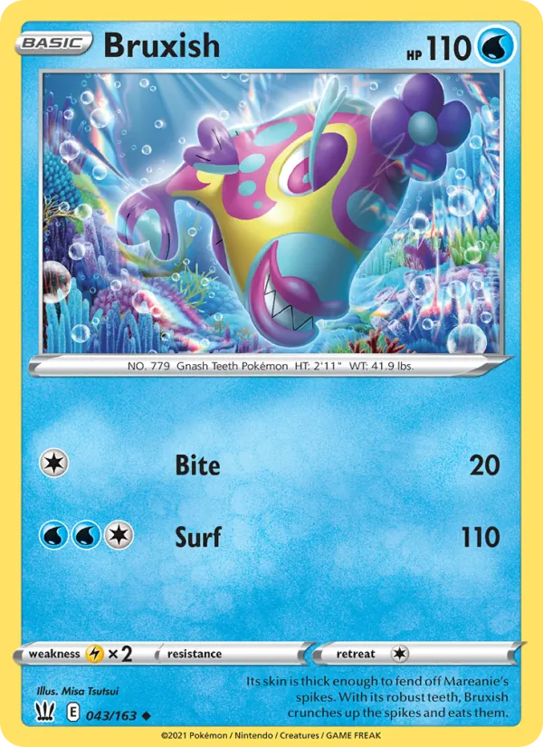 Bruxish, Battle Styles 043/163