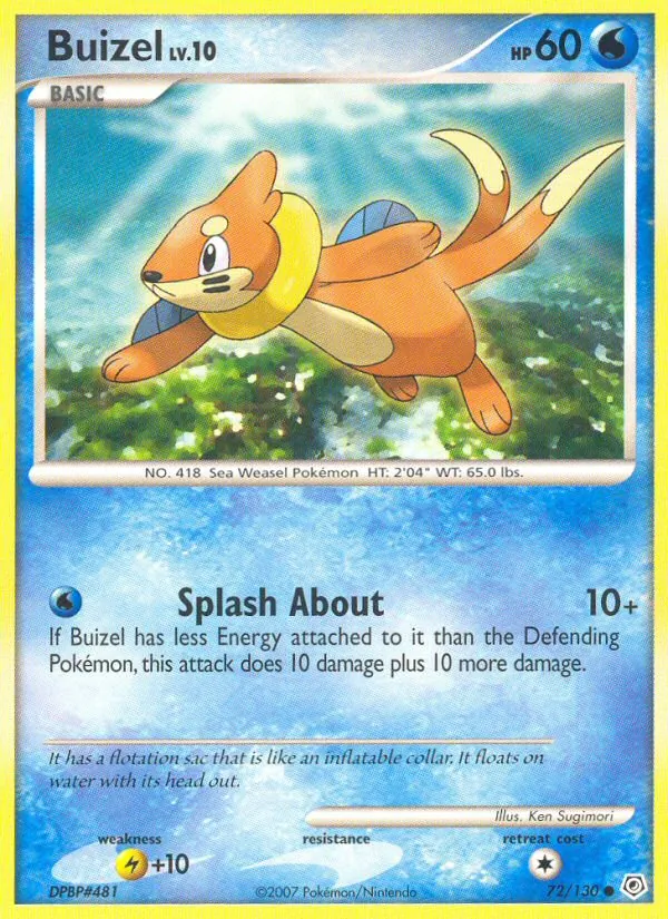 Buizel, Diamond & Pearl 072/130