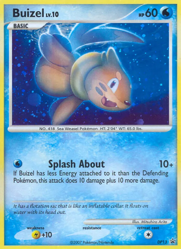 Buizel, Diamond & Pearl Promos DP13