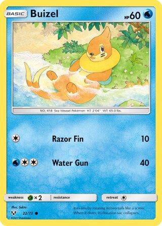 Buizel, Shining Legends 022/073