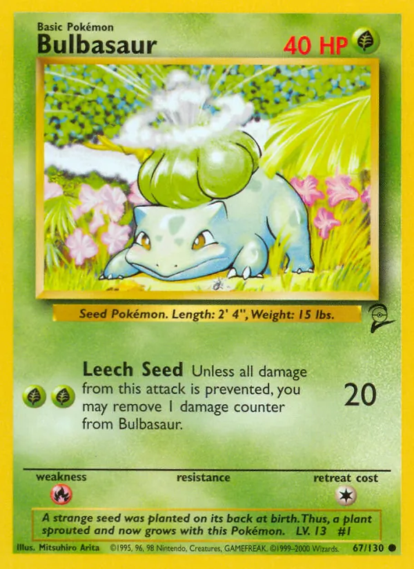Bulbasaur, Base Set 2 067/130