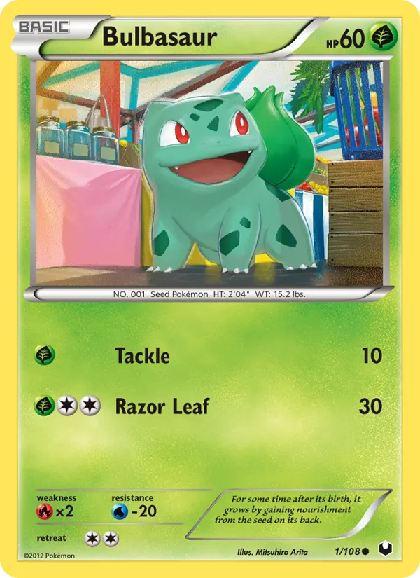 Bulbasaur, Dark Explorers 001/108