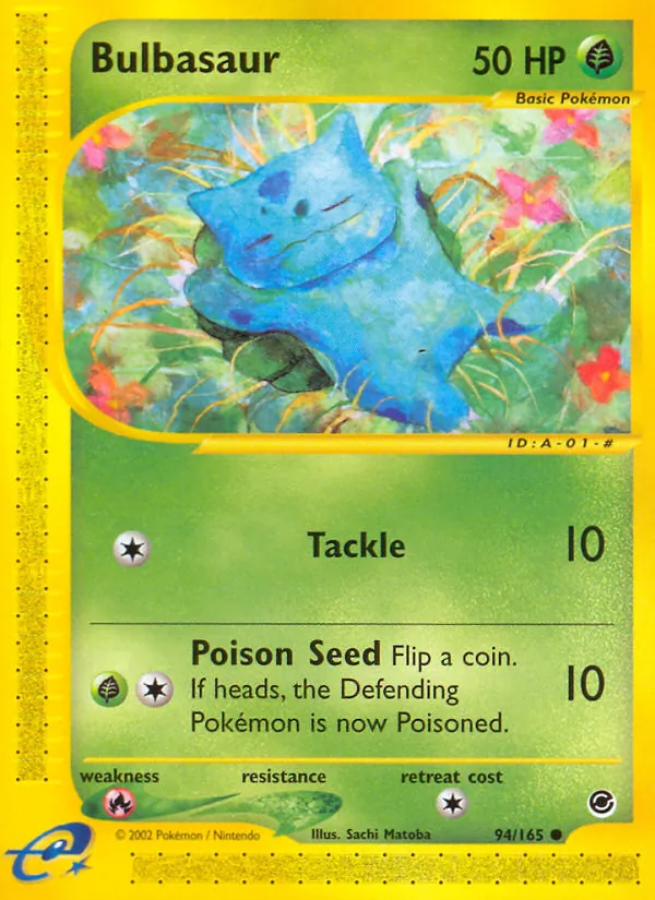 Bulbasaur, Expedition Base Set 094/165