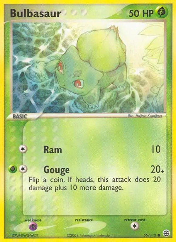 Bulbasaur, FireRed & LeafGreen 055/112