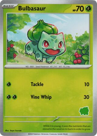 Bulbasaur, My First Battle (Bulbasaur) No. 003
