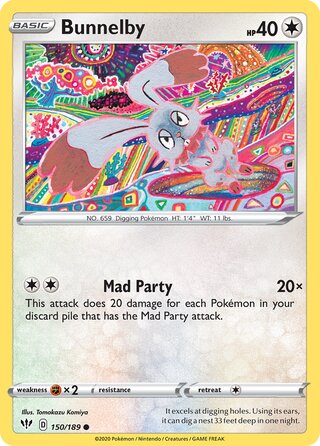 Bunnelby, Play! Pokémon Prize Pack Series One 150/189
