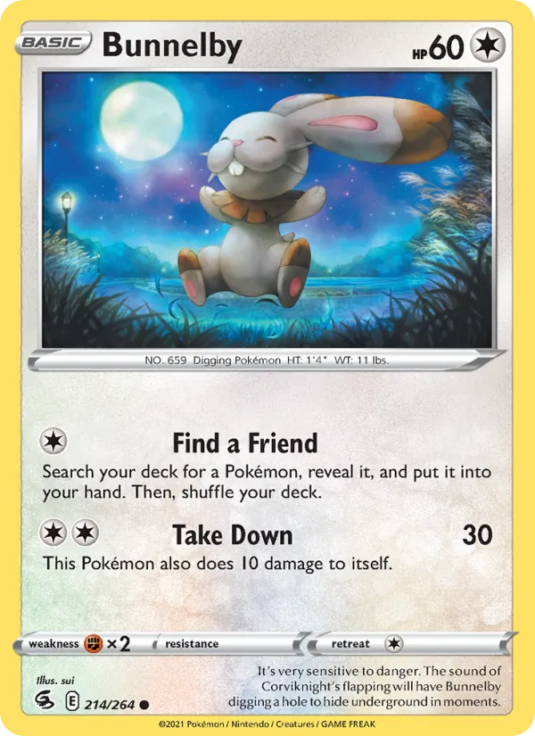Bunnelby, Fusion Strike 214/264