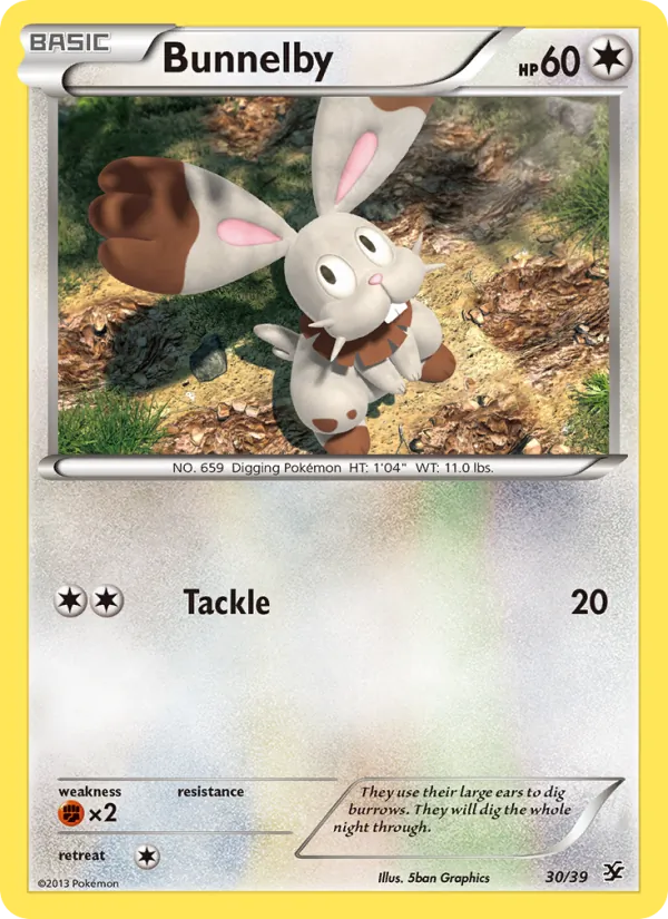 Bunnelby, Kalos Starter Set 030/039