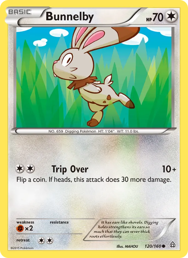 Bunnelby, Primal Clash 120/160