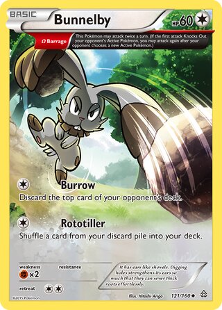 Bunnelby, WC Deck 2015 (Primal Groudon) 121/160