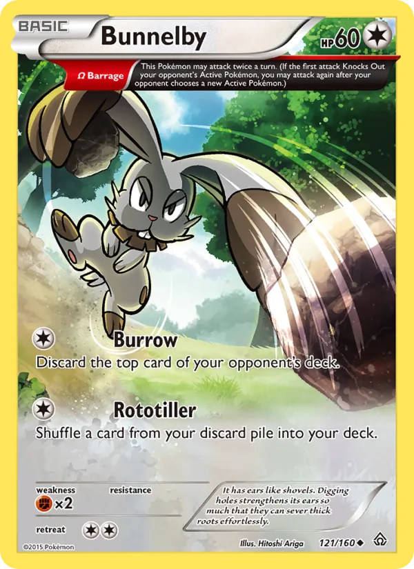 Bunnelby, Primal Clash 121/160