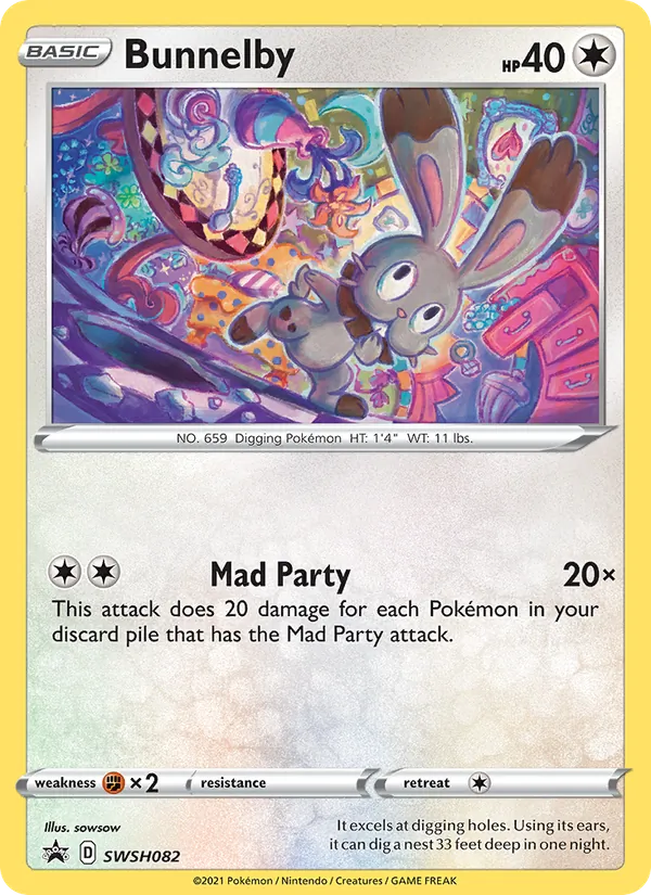 Bunnelby, SWSH Black Star Promos SWSH082/307