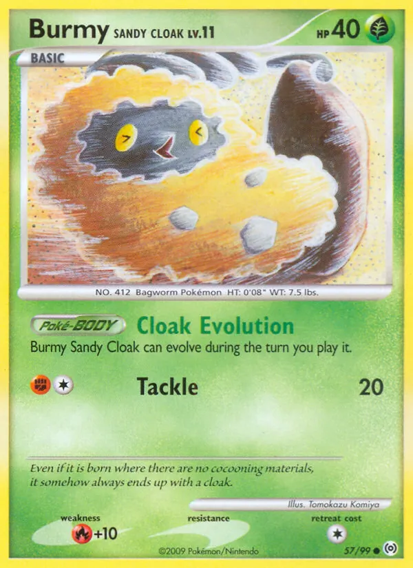 Burmy Sandy Cloak, Arceus 057/099