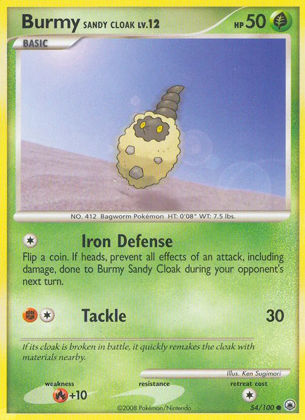 Burmy Sandy Cloak, Majestic Dawn 054/100