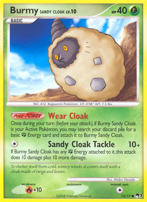 Burmy Sandy Cloak, POP Series 7 012/017