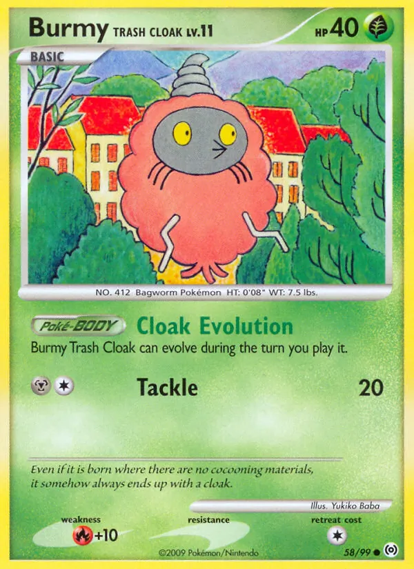 Burmy Trash Cloak, Arceus 058/099