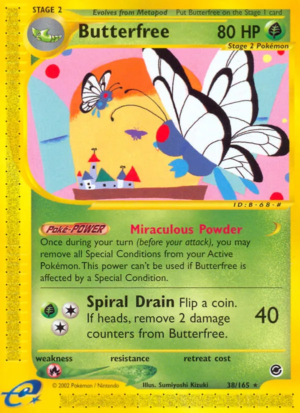 Butterfree, Expedition Base Set 038/165
