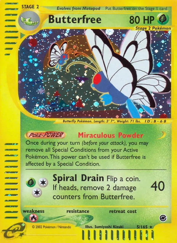 Butterfree, Expedition Base Set 005/165