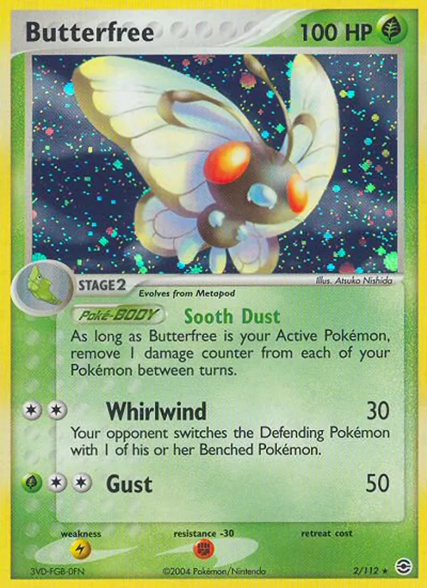 Butterfree, FireRed & LeafGreen 002/112