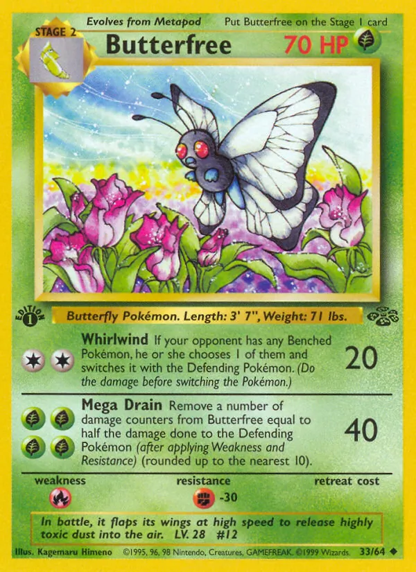 Butterfree, Jungle 033/064