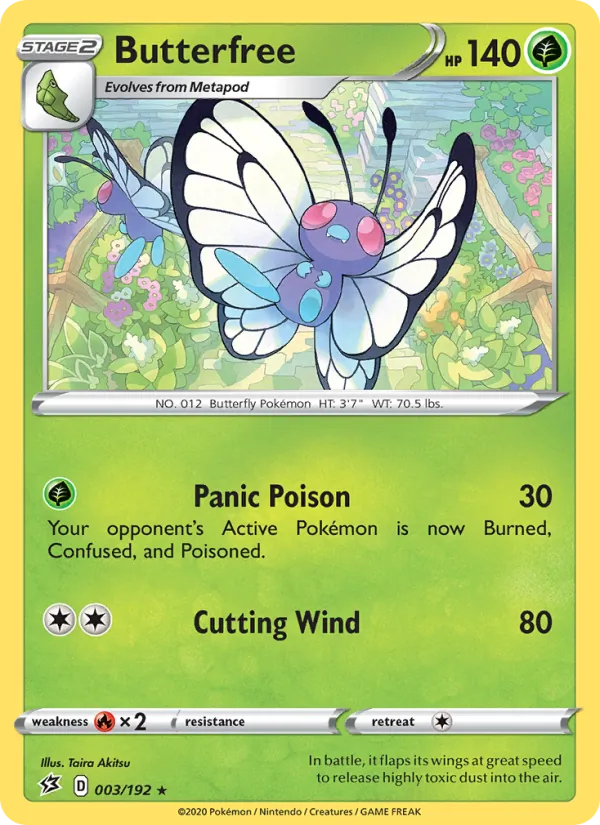 Butterfree, Rebel Clash 003/192