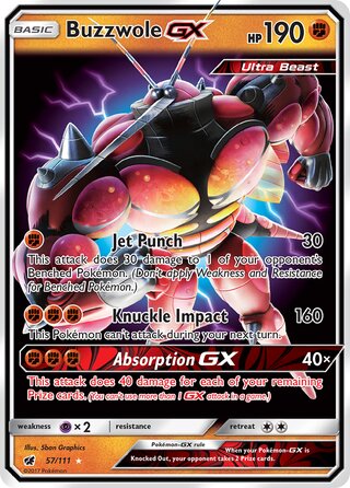 Buzzwole-GX, WC Deck 2018 (Buzzroc) 057/111