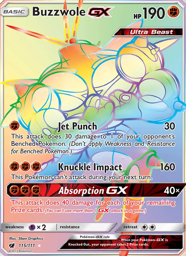 Buzzwole GX, Crimson Invasion 115/111