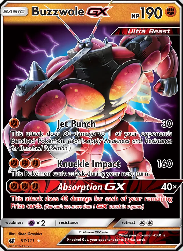 Buzzwole GX, Crimson Invasion 057/111