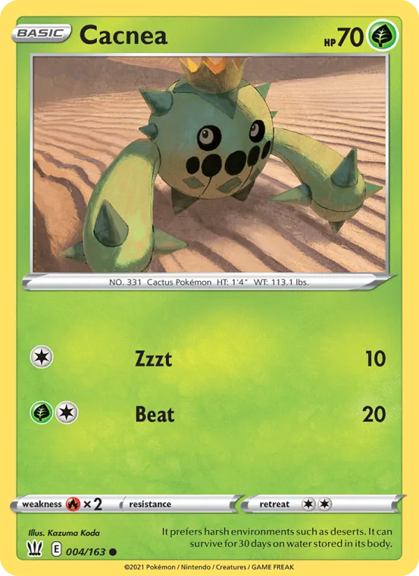 Cacnea, Battle Styles 004/163