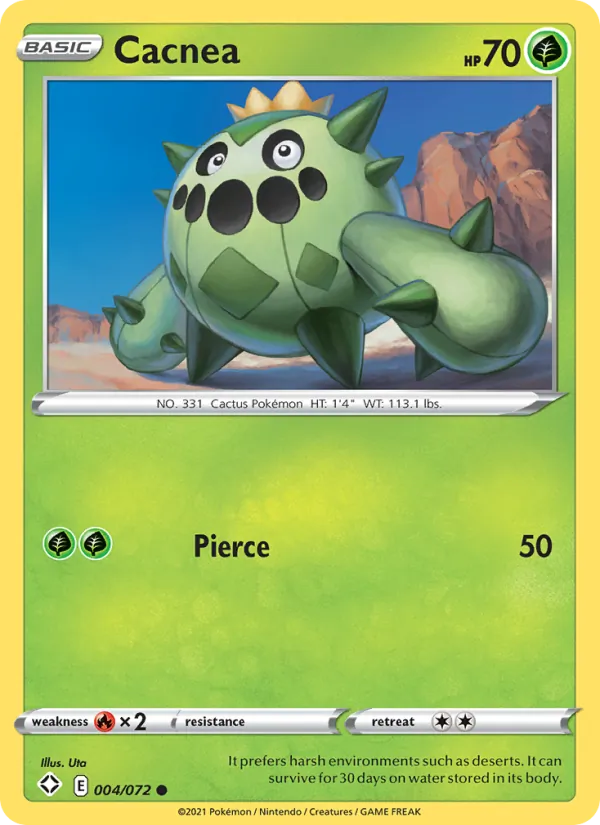 Cacnea, Shining Fates 004/072