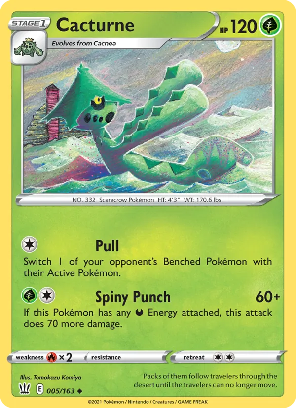Cacturne, Battle Styles 005/163