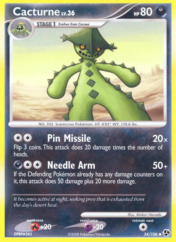 Cacturne, Great Encounters 034/106
