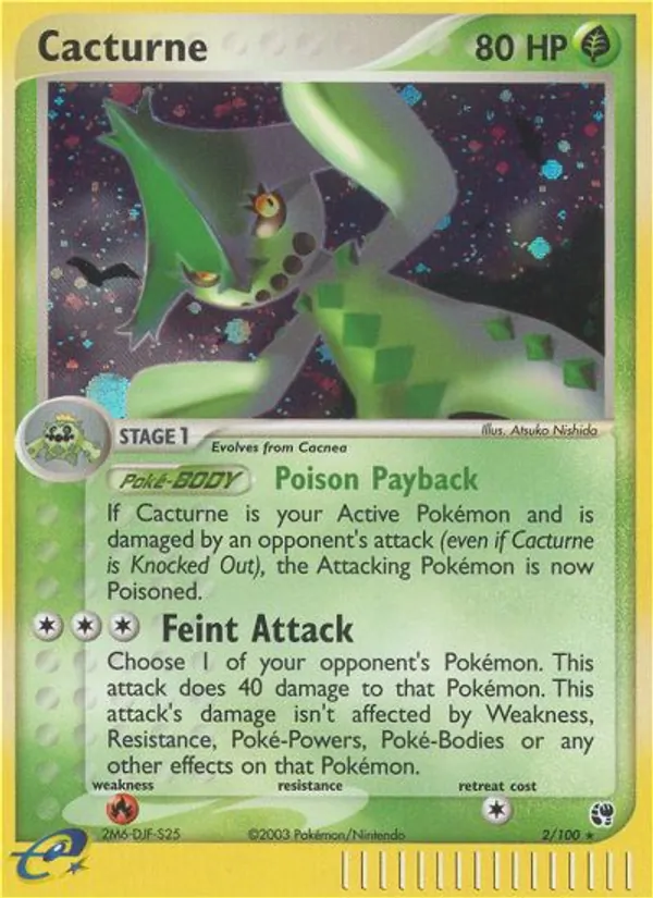 Cacturne, Sandstorm 002/100