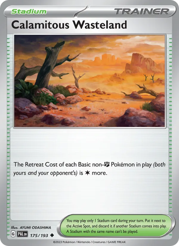 Calamitous Wasteland, Paldea Evolved 175/193