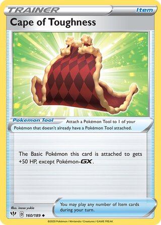 Cape of Toughness, Play! Pokémon Prize Pack Series One 160/189