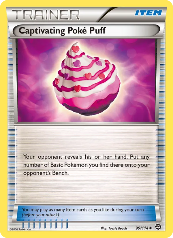 Captivating Poké Puff, Steam Siege 099/114