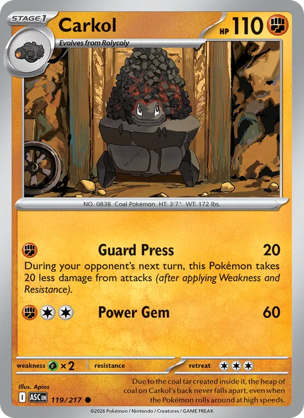 Carkol, Ascended Heroes 119/217