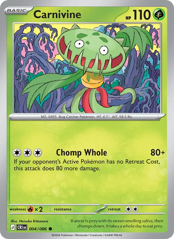 Carnivine, Chaos Rising 004/086