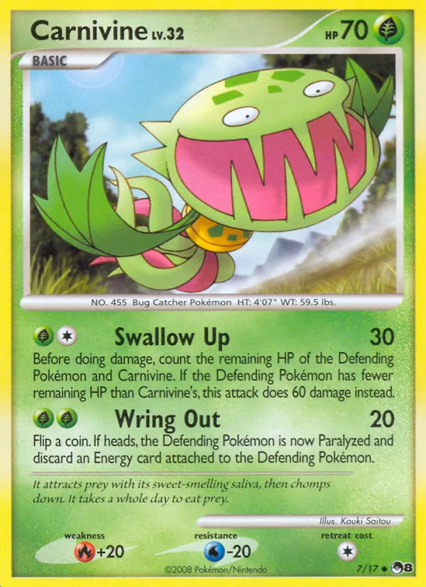 Carnivine, POP Series 8 007/017