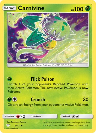 Carnivine, Shining Legends 006/073