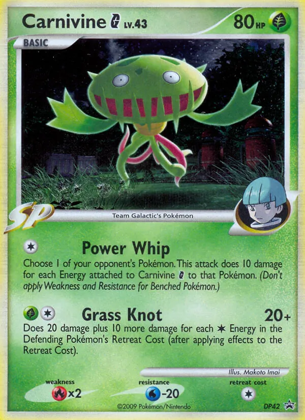 Carnivine G, Diamond & Pearl Promos DP42