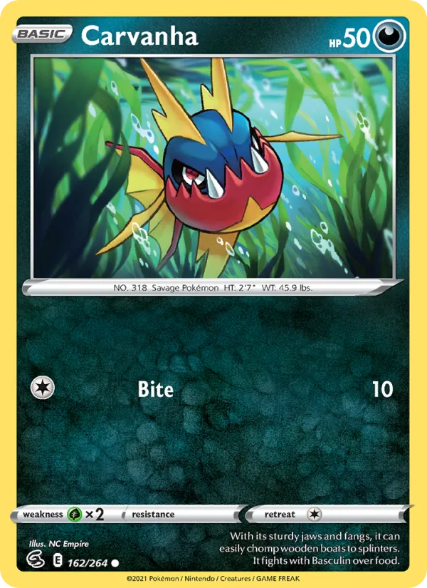 Carvanha, Fusion Strike 162/264