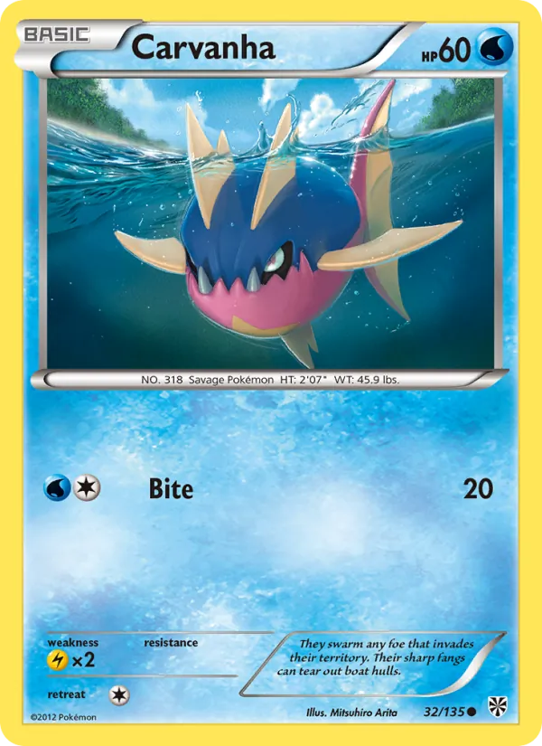 Carvanha, Plasma Storm 032/135