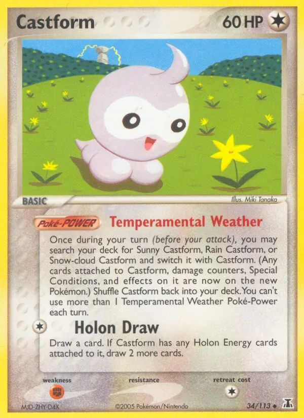 Castform, Delta Species 034/113