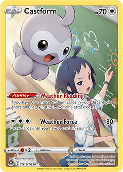Castform, Lost Origin Trainer Gallery TG11/30