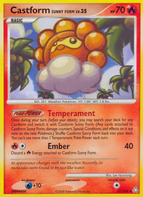Castform Sunny Form, Legends Awakened 051/146