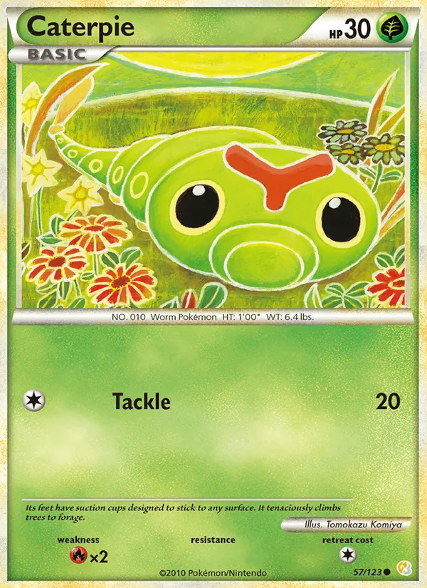 Caterpie, HeartGold & SoulSilver 057/123