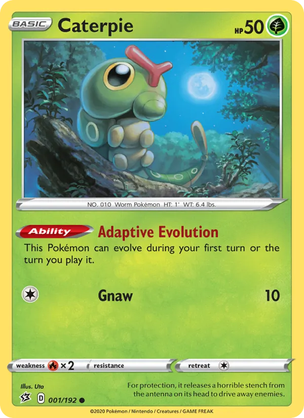 Caterpie, Rebel Clash 001/192